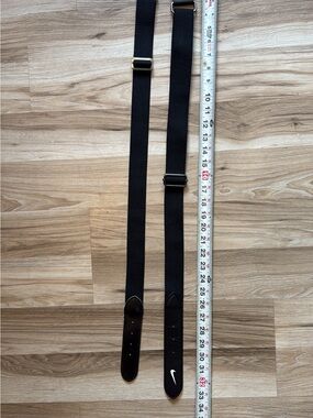 2 Nike black softball belts